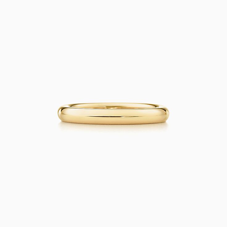 Elsa Peretti® stacking band ring in 18k gold. | Tiffany & Co. CA