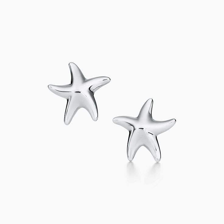 Tiffany & Co. Peretti スターフィッシュ　両耳用ピアス Elsa Peretti® Starfish earrings in sterling silver. | Tiffany & Co. CA
