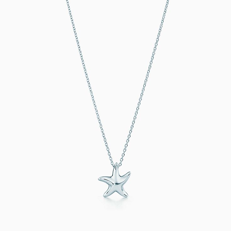 Elsa Peretti Starfish Pendant In Sterling Silver Tiffany Co - Tiffany Starfish Pendant With Diamond Elsa Peretti Starfish Pendant In Sterling Silver Tiffany Co - Tiffany Starfish Pendant With Diamond