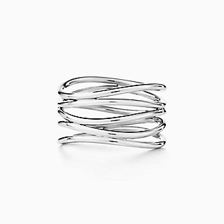 Elsa Peretti™:Wave Five-row Ring