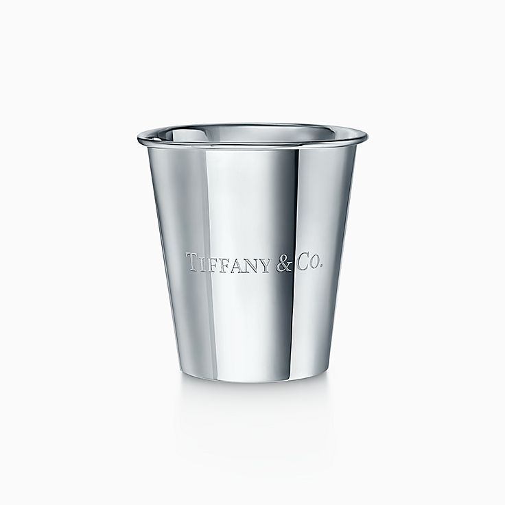 Everyday Objects sterling silver paper cup.
