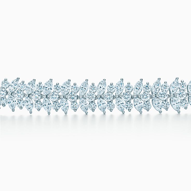 Diamond Bracelets In Platinum Tiffany Co