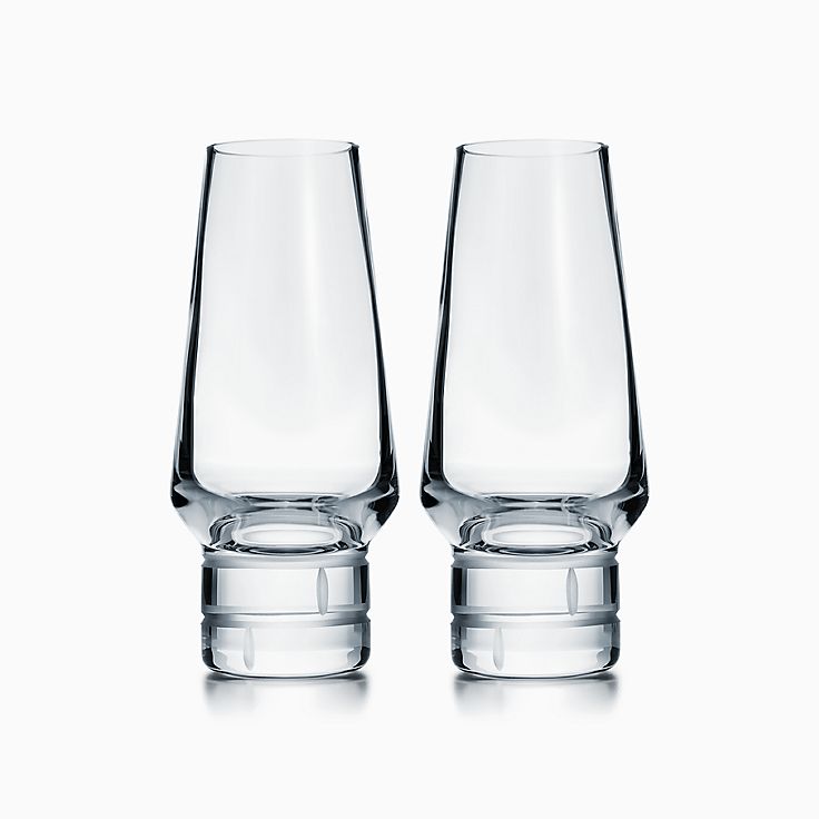 tiffany modern bamboo champagne flutes