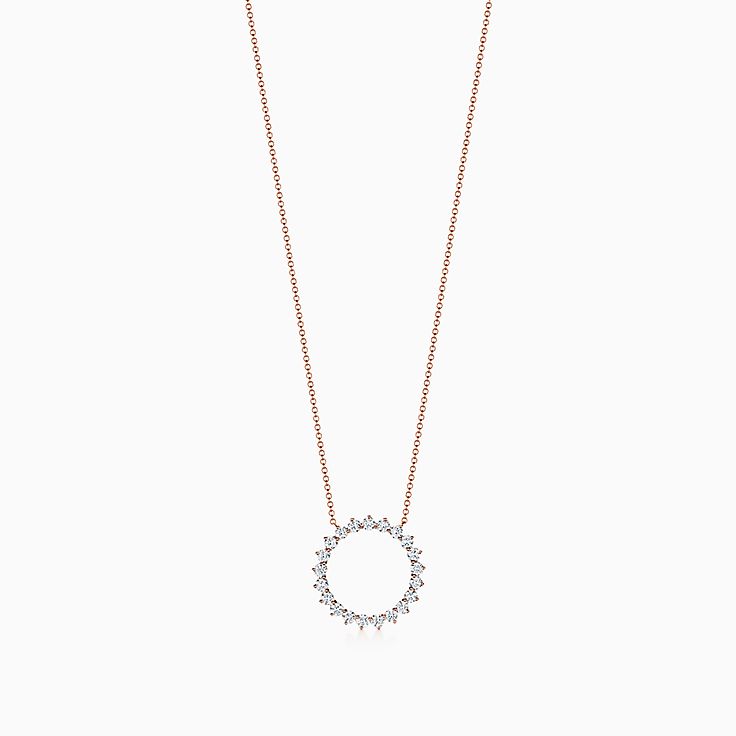 Open circle pendant tiffany clearance