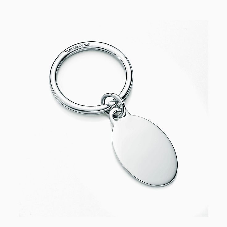 tiffany silver keyring