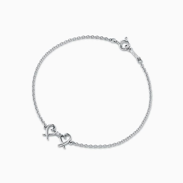 tiffany and co double heart bracelet