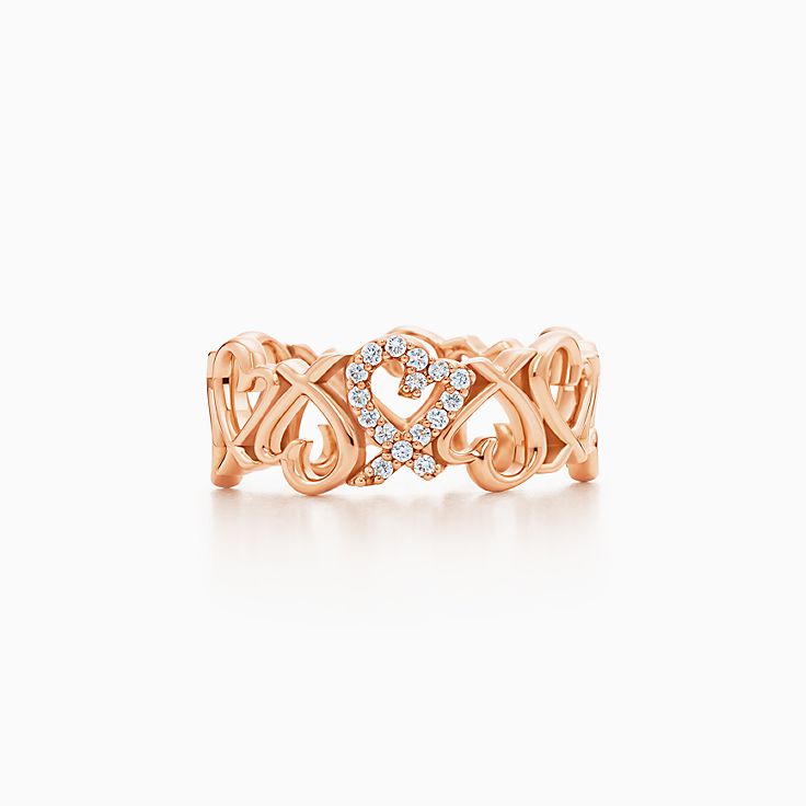 tiffany and co loving heart band ring