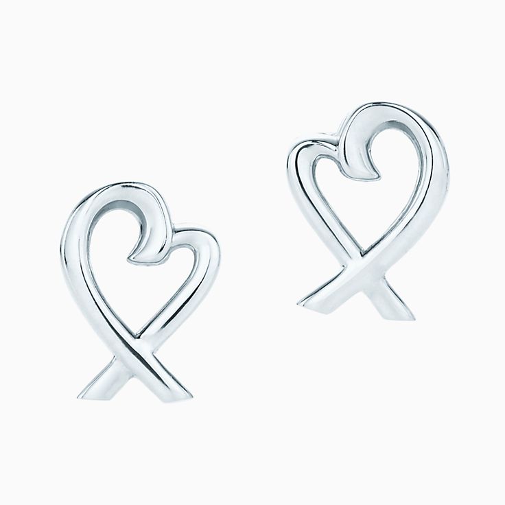 Paloma Picasso® Loving Heart earrings in sterling silver