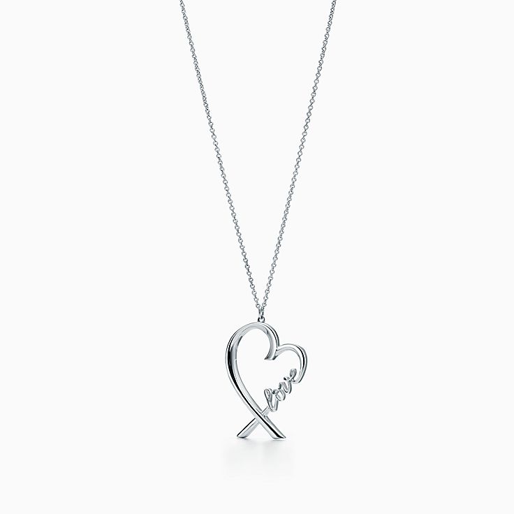 loving heart necklace tiffany