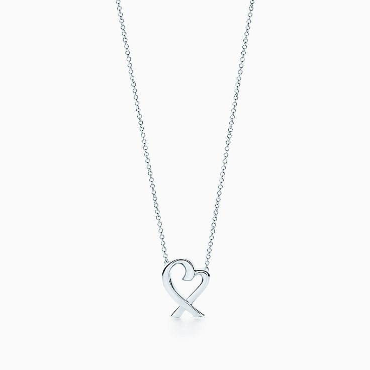 Paloma Picasso Loving Heart Pendant In Sterling Silver Small Tiffany Co