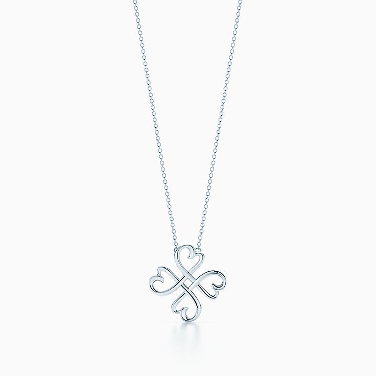 Paloma Picasso® Loving Heart pendant in sterling silver. | Tiffany 