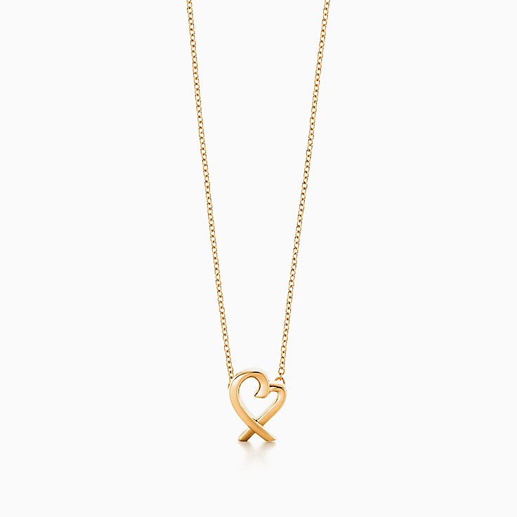 tiffany chain with heart