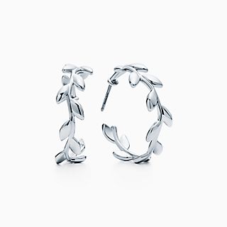 Paloma Picasso®:Olive Leaf Hoop Earrings