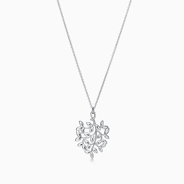 Paloma Picasso® Olive Leaf pendant in sterling silver, small