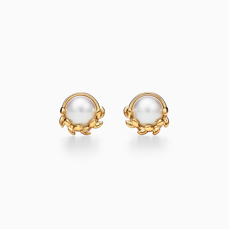 Tiffany&Co. 30143132 PALOMA PICASSO ピアス-sale Paloma Picasso® Olive Leaf earrings in sterling silver