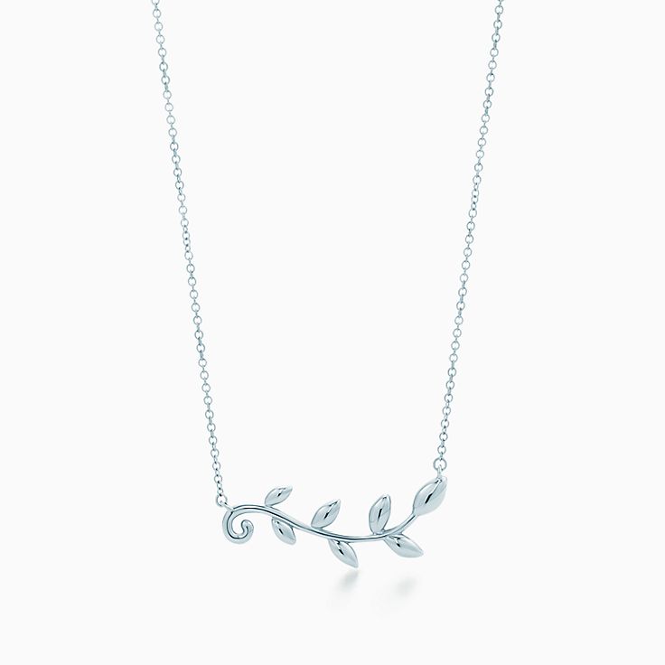 Paloma Picasso Olive Leaf Vine Pendant In Sterling Silver