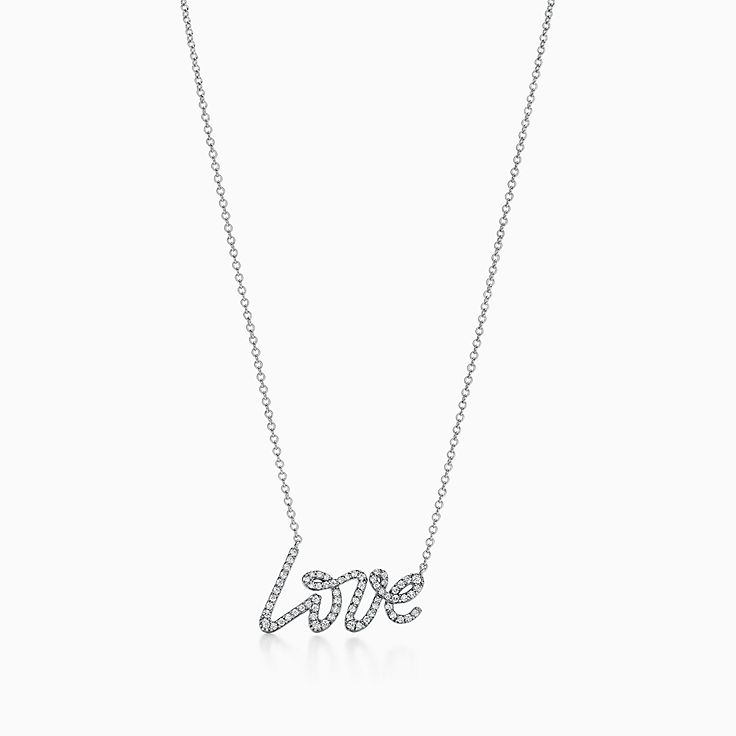 tiffany love pendant