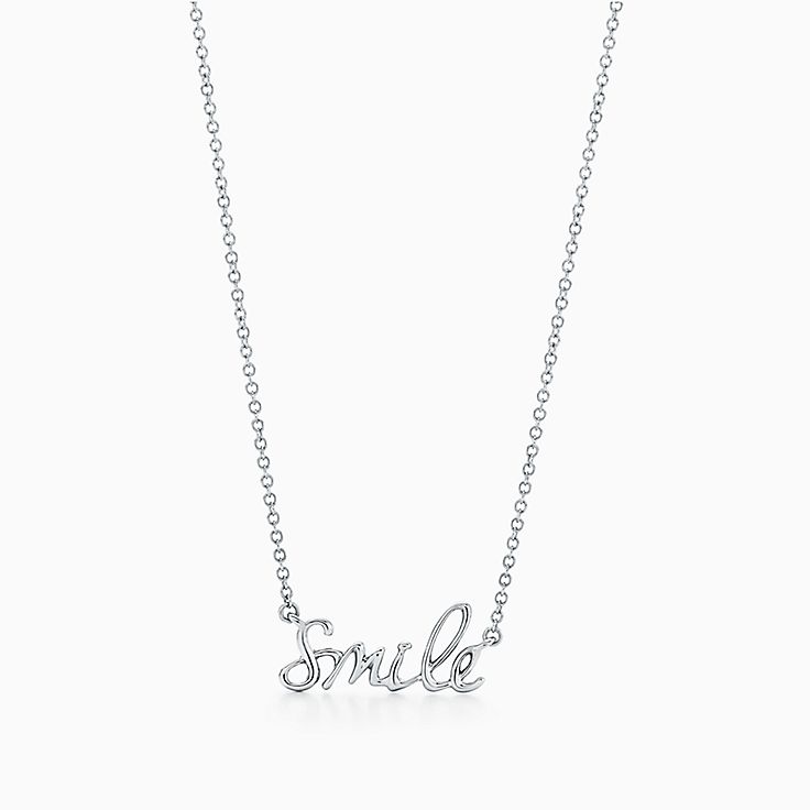 smiley necklace tiffany