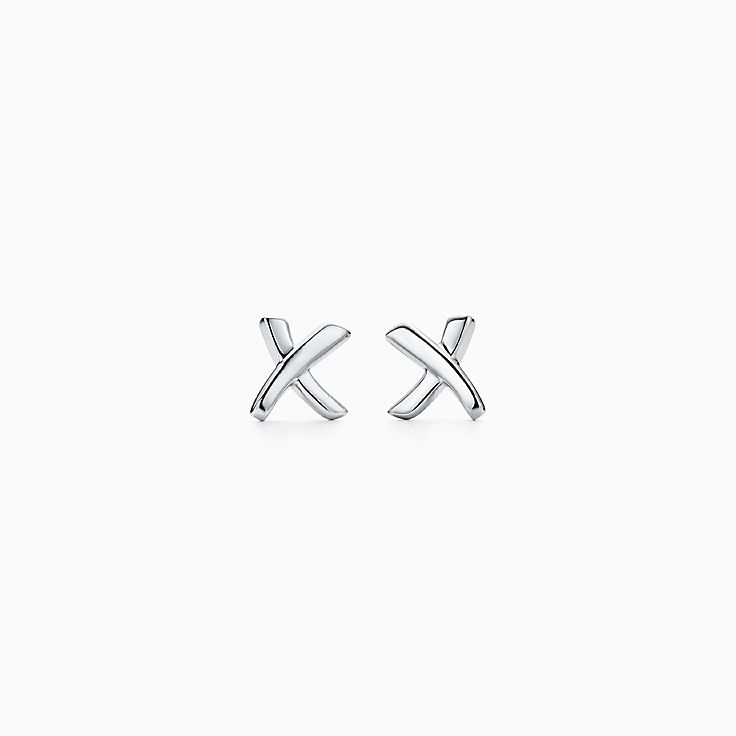 Paloma's Graffiti X pendant in sterling silver, mini. | Tiffany & Co.