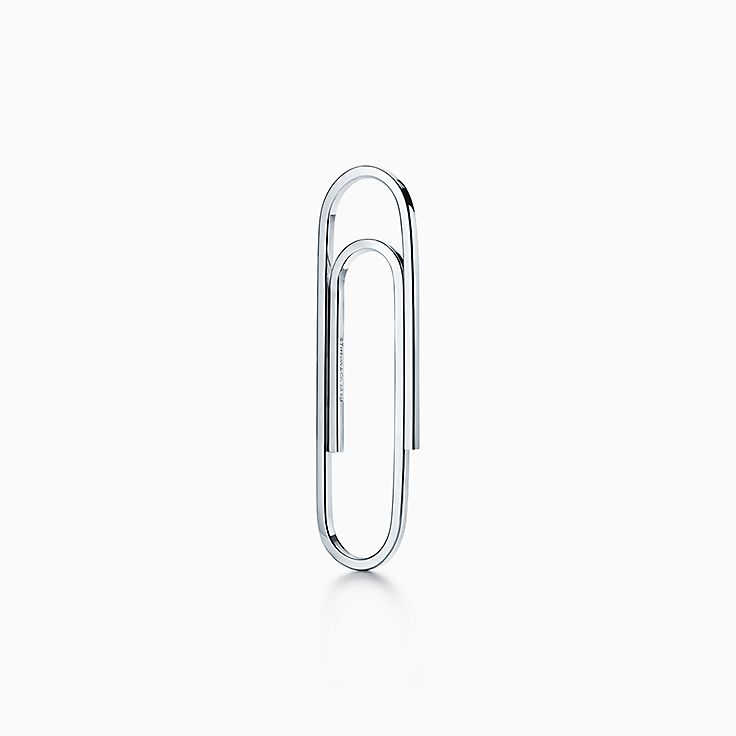 Paper clip bookmark in sterling silver 