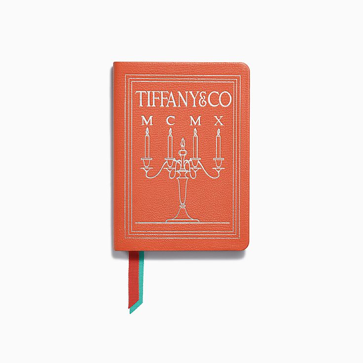 Personal Essentials Notebook in Carnelian Orange Leather | Tiffany