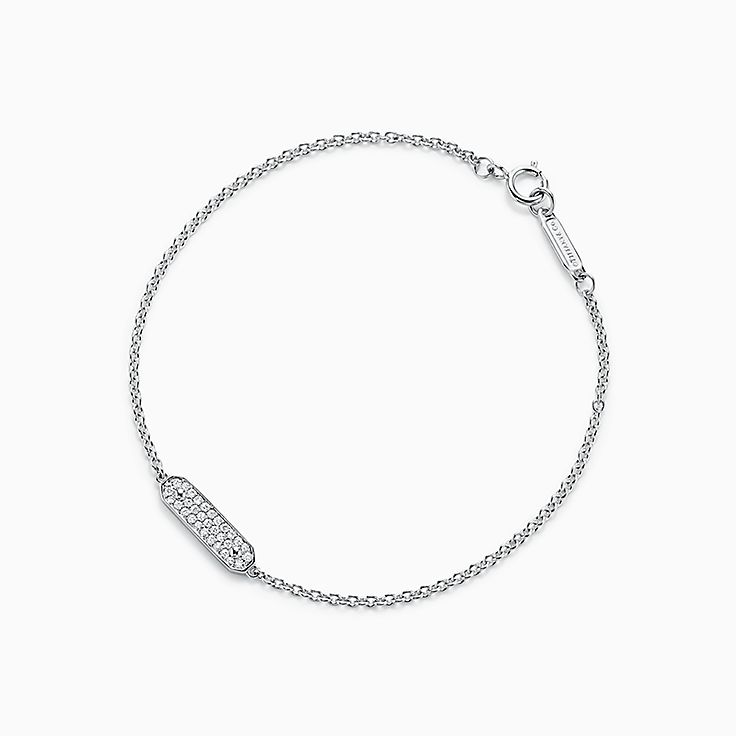 TIFFANY&Co. 新品 ダイヤモンドポイント スクエアプレート ネックレス+