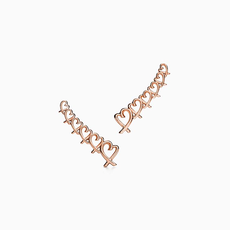 ローズ ゴールド ピアス Tiffany Co