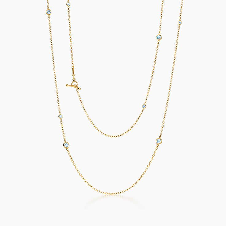 Elsa Peretti Diamonds By The Yard Collection Co - Elsa Peretti Diamonds By The Yard Single Diamond Pendant In Yellow