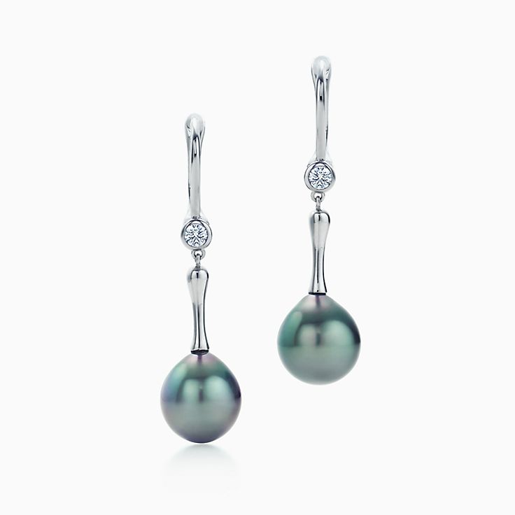 black pearl earrings tiffany's