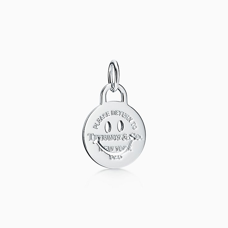 Tiffany happy face necklace Clearance
