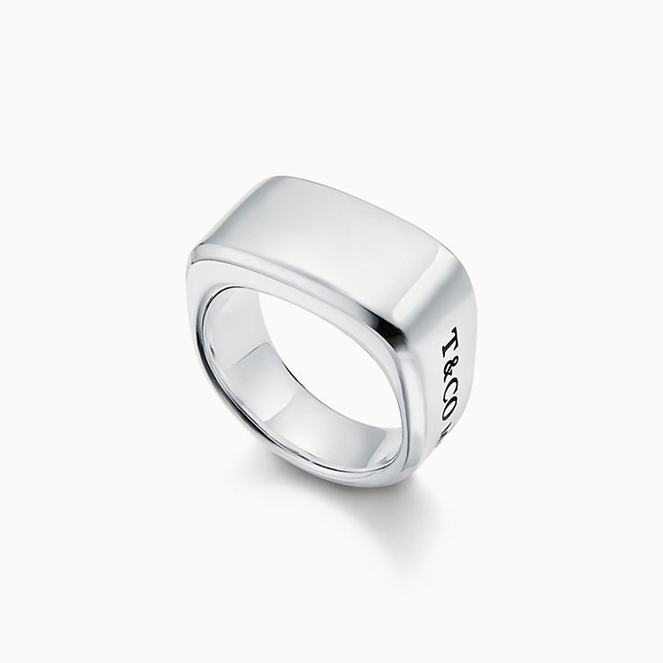 Signet Rings: Gold, Rose Gold & Sterling Silver | Tiffany & Co.