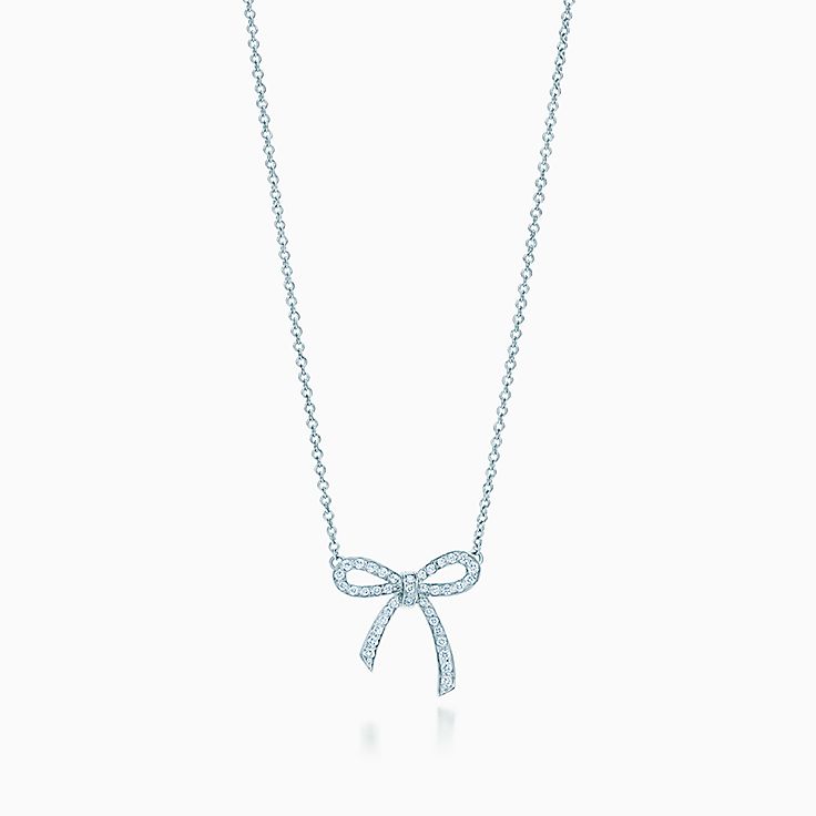 tiffany ribbon necklace