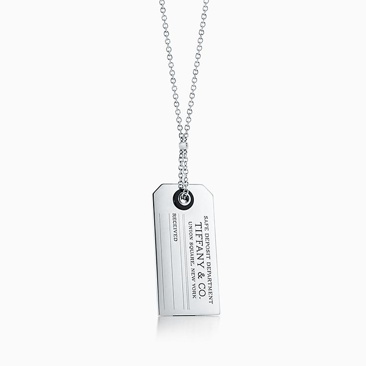 Tiffany price tag pendant clearance