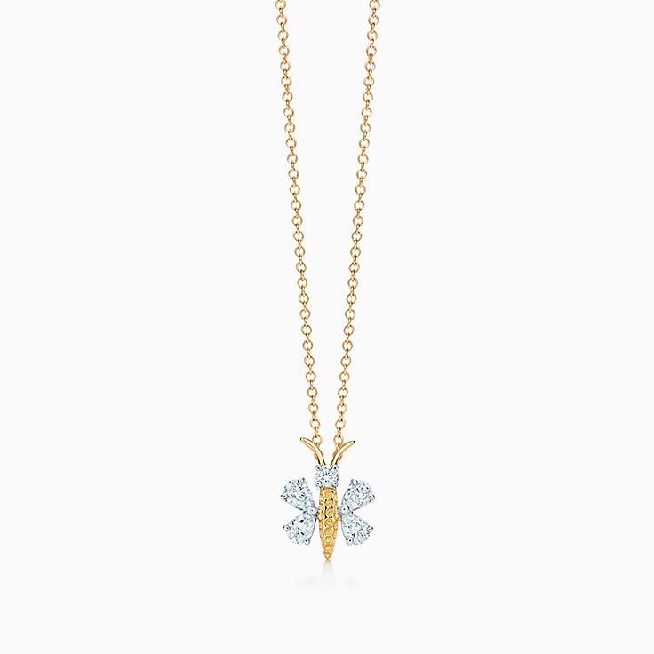 tiffany and co butterfly pendant