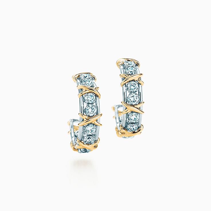 Gold Earrings for Women with Diamonds | Tiffany & Co.