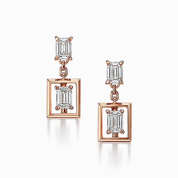 Rose Gold Earrings Tiffany And Co 