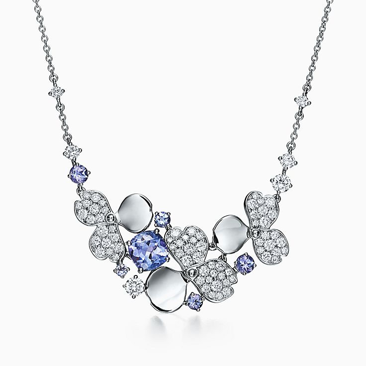 tanzanite necklace tiffany