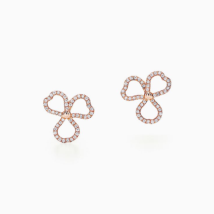 Rose Gold Earrings Tiffany And Co