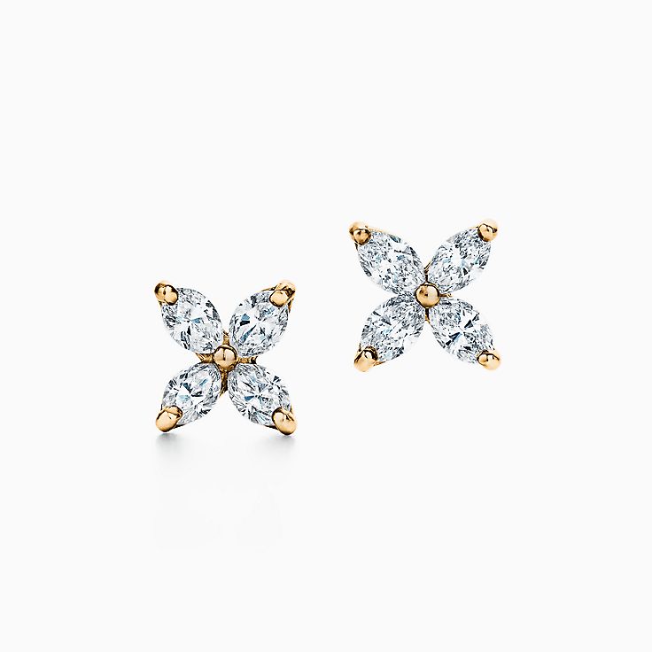 tiffany diamond earring studs