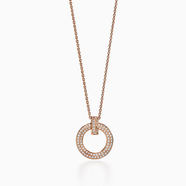 ローズ ゴールド ネックレスとペンダント Tiffany Co ローズ ゴールド ネックレスとペンダント Tiffany Co