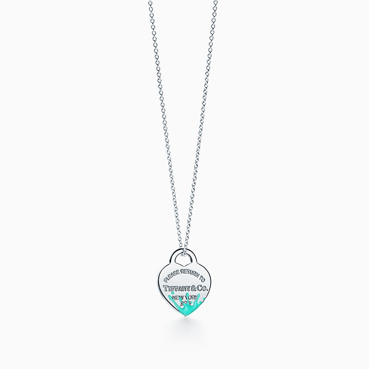 Tiffany™ Color Splash heart tag charm 