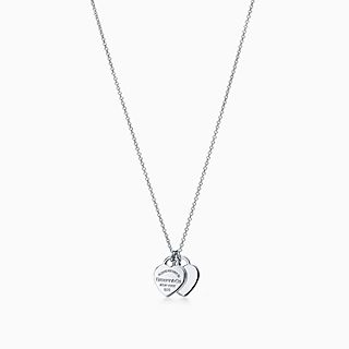 Return to Tiffany®:Double Heart Tag Pendant