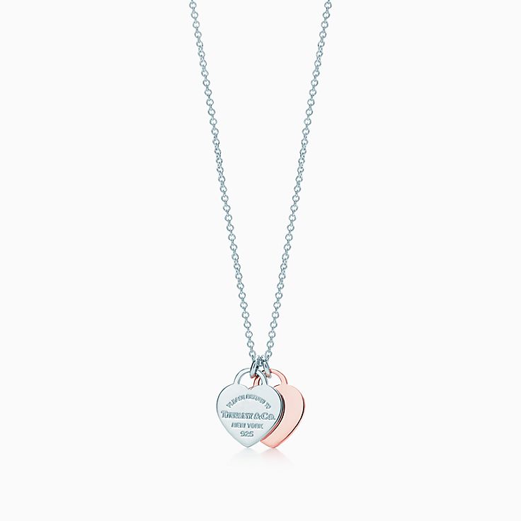 Tiffany two ring necklace hot sale