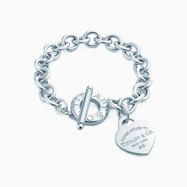 Return to tiffany clearance heart tag toggle bracelet