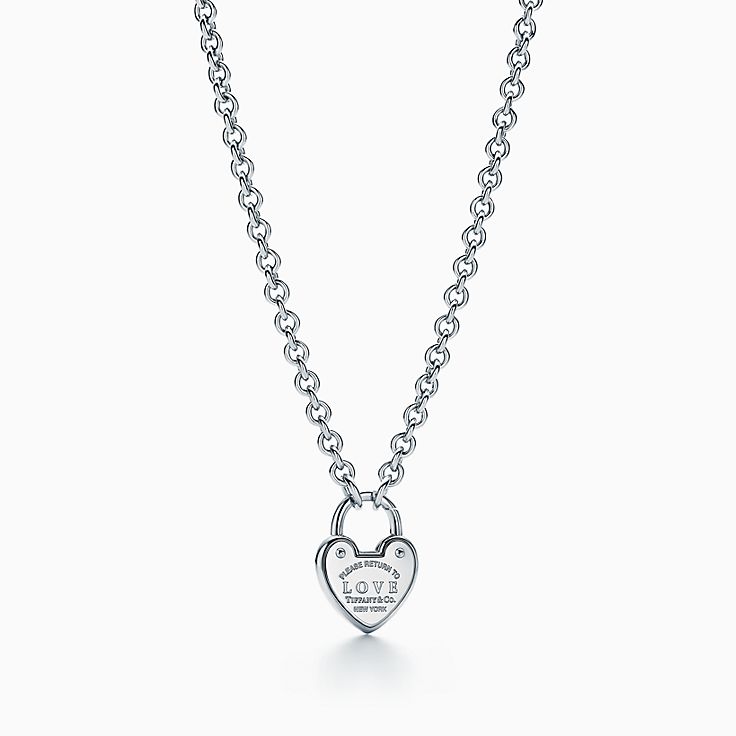 Return to Tiffany™ Love Lock 純銀項鏈 