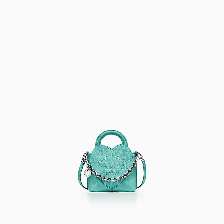 Return to Tiffany® Micro Tote Bag in Tiffany Blue® Leather | Tiffany 
