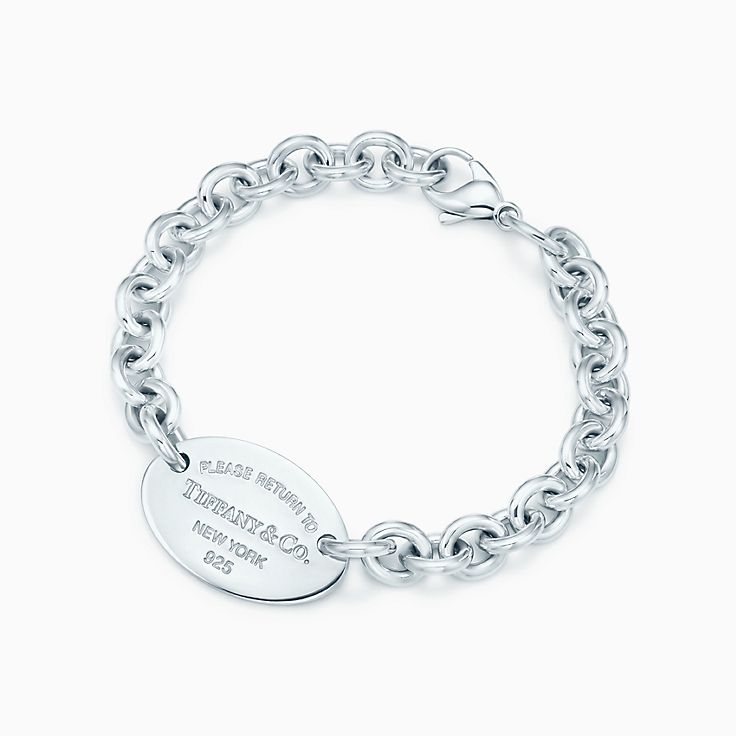 Tiffany dog tag bracelet top