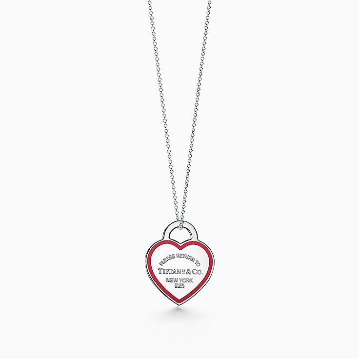 tiffany necklace love heart