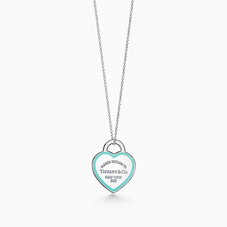 tiffany engraved necklace