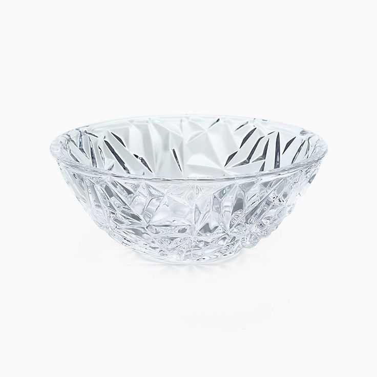 Rock-cut bowl in crystal, 6\